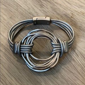 Silver Pendant Bracelet